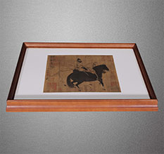 扎鲁特书画装裱配框服务案例